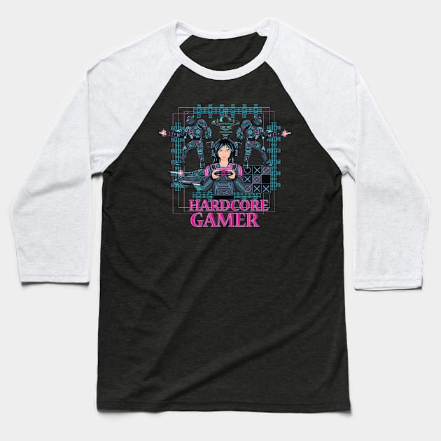 Hardcore gamer and The game warden. Baseball T-Shirt by bry store